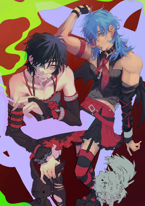 Wip illustration i just like it and wanna include it lol
